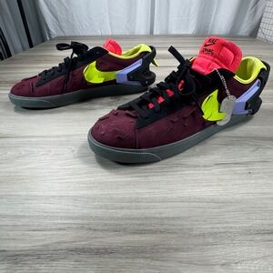 Nike‎ x Acronym Blazer Low Night Maroon Sneaker size 13 Streetwear futuristic